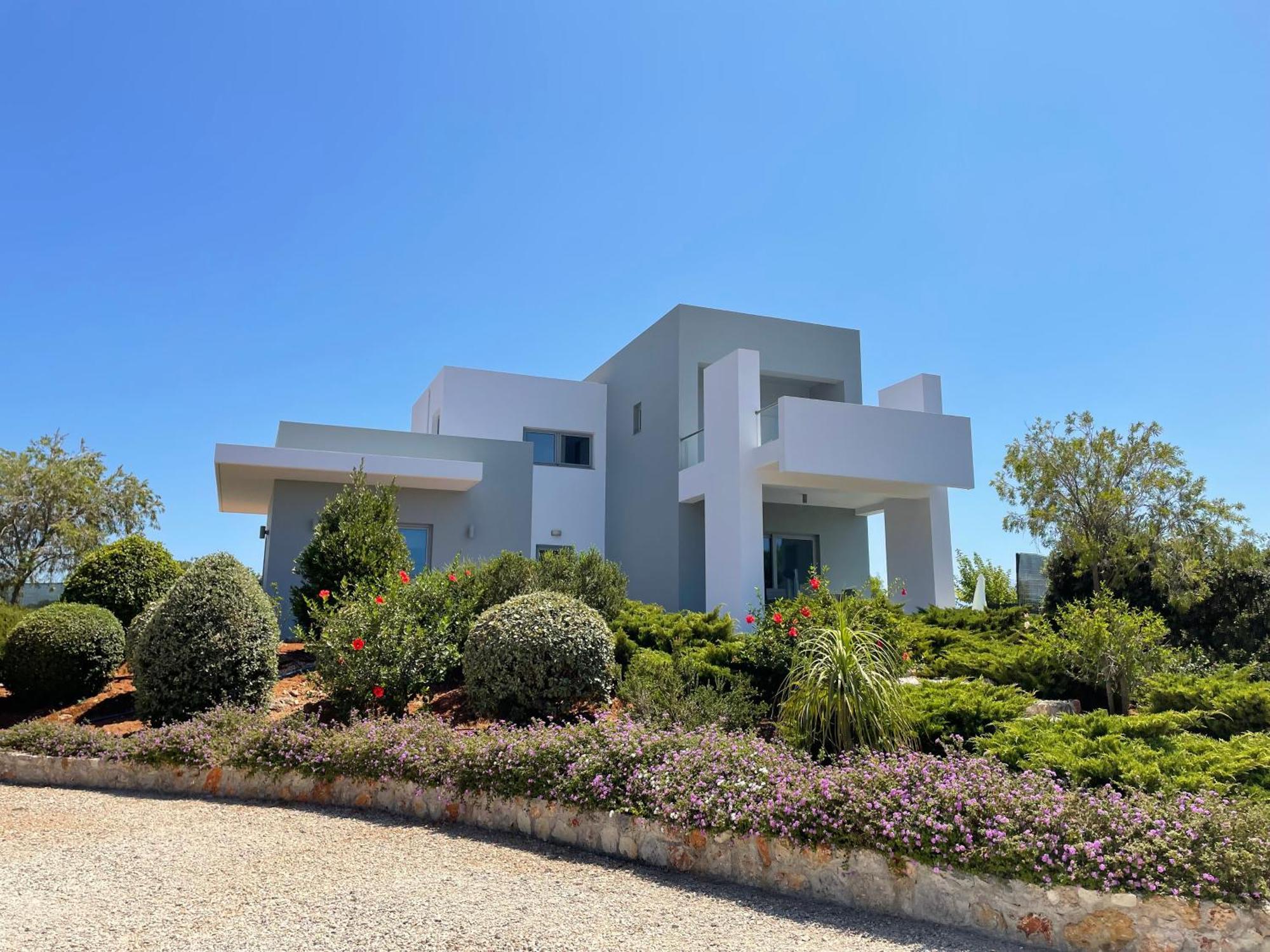 Helios A Modern Large Villa With Private Pool Set In A Quiet Location Stavrós Exterior foto